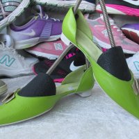 зелени дамски обувки MAX Monelli original,N- 38- 39,100% естествена кожа отвън и отвътре, снимка 3 - Дамски обувки на ток - 19283054