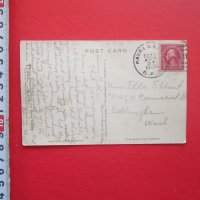 Уникална стара американска пощенска картичка 1926, снимка 2 - Колекции - 25591837