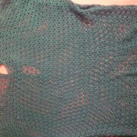 Пуловер на едри дупки / туника / блуза тип мрежа - 2, снимка 3 - Блузи с дълъг ръкав и пуловери - 25605263