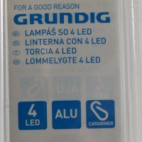 Led фенерче ключодържател Grundig,ново, немско, внос от Белгия, снимка 4 - Прожектори - 24792309