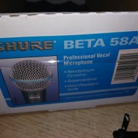 shure beta sm58s микрофон с кабел и кеис и стоика-от швеицария, снимка 8 - Микрофони - 20374213