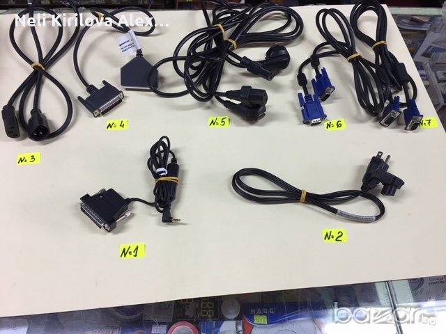 кабели различни видове по 1лв Всички за 20лв, снимка 1