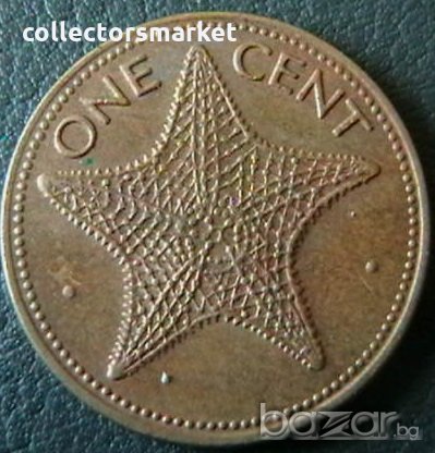 1 цент 1974, Бахамски острови, снимка 1
