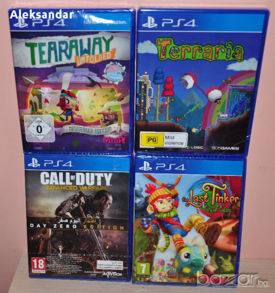 Нови ps4 Call of Duty,Tinker,Tearaway,Terraria,пс4, снимка 1