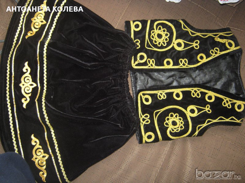 кадифен комплект за момиче, снимка 1