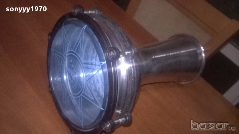 НОВА лъскава чисто нова тарамбука 30см иноксова/алуминиева, снимка 1