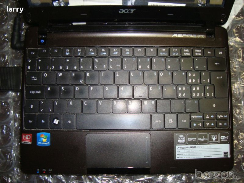 Acer Aspire One 722 лаптоп на части , снимка 1