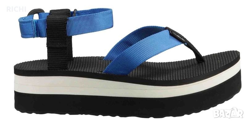 Намалени на 50лв - TEVA Flatform French Blue Platform Sandals - нови сандали, снимка 1