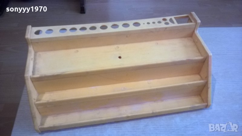 ретро колекция-43х21х16см-пвц-поставка за колби, снимка 1