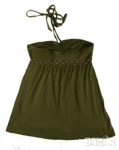 Xdye Beach дамски потник топ зелен, снимка 2 - Корсети, бюстиета, топове - 20605010