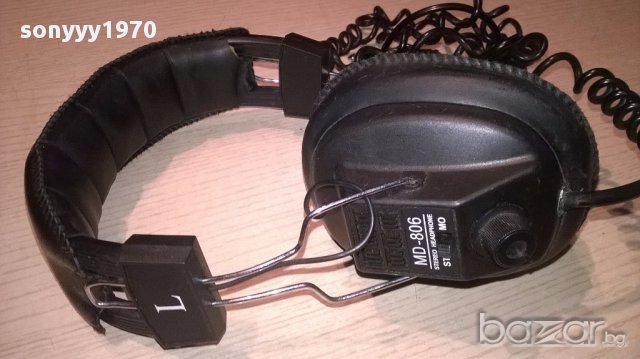 Monacor md-806 профи музикантски/студиини слушалки-от швеицария, снимка 2 - Слушалки и портативни колонки - 16161541