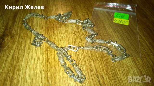 Модно метално синджирче -383, снимка 1 - Колиета, медальони, синджири - 24011919