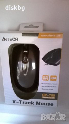 Нова мишка А4TECH OP-760 на USB , снимка 2 - Клавиатури и мишки - 22174933