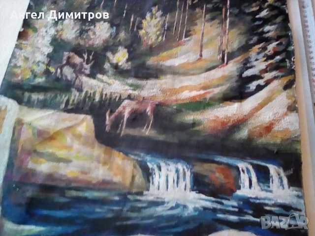 Темпера картина Иван Бъчваров, снимка 5 - Картини - 23862331