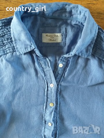Massimo Dutti womens shirt - страхотна дамска риза 100% ЛЕН