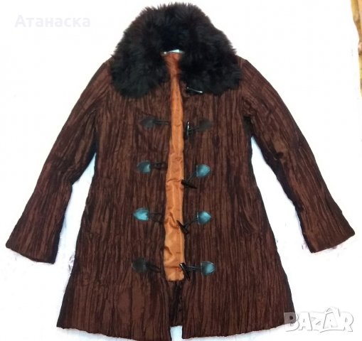 Яке тип палто с пухена яка, снимка 1 - Якета - 23786795