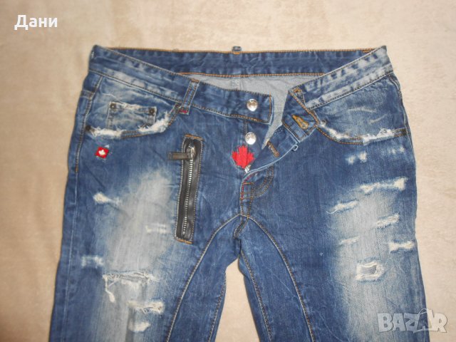  Dsquared2 къси  дънкови пантлони , снимка 2 - Къси панталони - 25477800