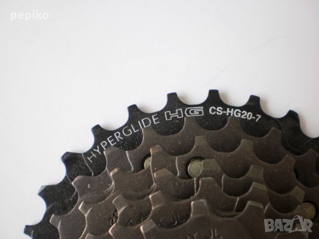 Продавам колела внос от Германия венец касета на шлици SHIMANO HIPERGLYDE HG CS-HG20-7, снимка 6 - Части за велосипеди - 23087190