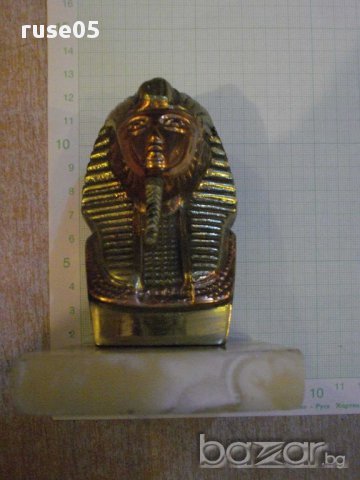 Глава на фараон от бронз, снимка 4 - Други ценни предмети - 11821814
