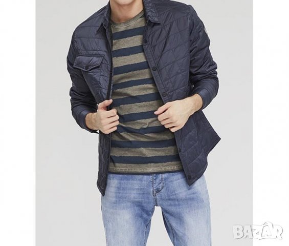 Тъмносиньо мъжко яке марка Diverse - XL, снимка 2 - Якета - 25432070