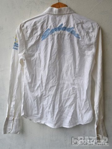 La Martina ® дамска бяла риза с бродерия , снимка 2 - Ризи - 21725065