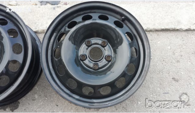 4бр. перфектни стоманени джанти 16" 5x112, Et50, 6,5J, снимка 4 - Гуми и джанти - 11752882