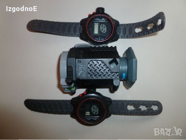SPY GEAR комплект 2 часовника и бинокъл - шпионски комплект