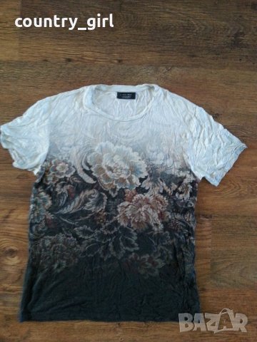 Zara Man  - страхотна мъжка тениска КАТО НОВА, снимка 4 - Тениски - 21614495