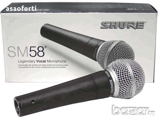 Вокален микрофон SHURE SM58, снимка 1