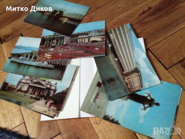 Картички Ленинград-Москва-Петродворец стари комплект, снимка 2 - Колекции - 23021477