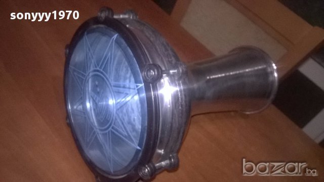 НОВА лъскава чисто нова тарамбука 30см иноксова/алуминиева