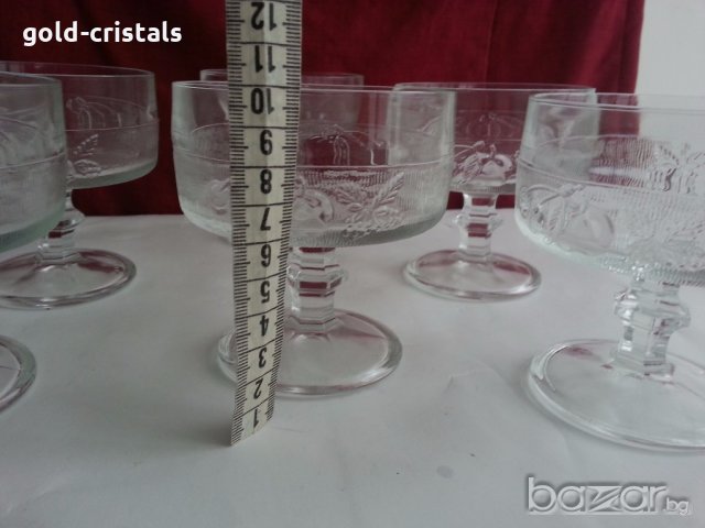 кристални чаши купички , снимка 2 - Антикварни и старинни предмети - 20389731