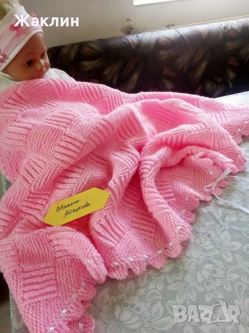 Бебешка пелена "Захарен памук" - за новородени бебета, снимка 7 - Други - 23176894