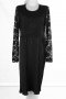 Черна рокля с дантела марка Kabelle - XL, снимка 2