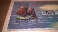 bernad-картина с яхти/море-100х35см-внос швеицария, снимка 5