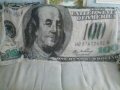 Пано с автентична 100$ ,банкнота,. 170/75 см.