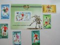 Блок марки Световно първенство по футбол, 1986, Монголия, снимка 1 - Филателия - 24397806