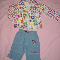 Лятно сакенце и панталонки на Дисни 2-3 г, снимка 1 - Детски панталони и дънки - 18189009