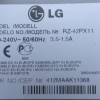 LG RZ-42PX11 (разпродава се на модули) ,PDP 42V6 ,PSC10089F M ,RF-043B ,RF-043A/B ,6870QYE008C, снимка 3 - Телевизори - 24740655