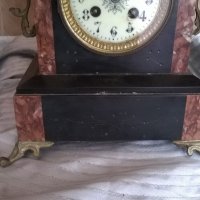 стар каминен часовник от края на 19 век, снимка 2 - Антикварни и старинни предмети - 21946432