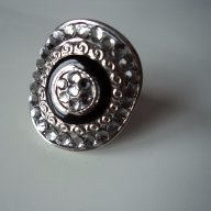 Промоция! Сребрист пръстен с елементи Сваровски, снимка 9 - Пръстени - 10086654