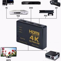 HDMI 4K swich 3 to 1 Ultra HD, снимка 2 - Суичове - 21036014