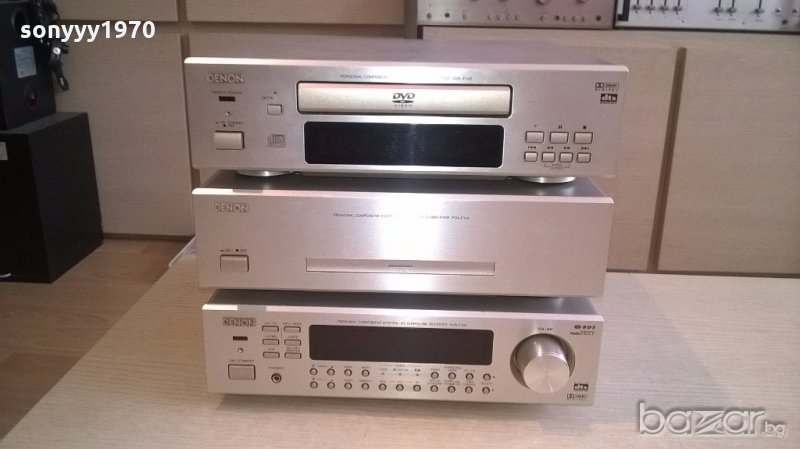 denon power ampli+receiver pReampli+cd-внос швеицария, снимка 1