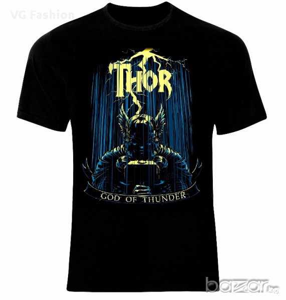 Викинги Vikings Thor God of Thunder Valhalla Тениска Мъжка/Дамска S до 2XL, снимка 1