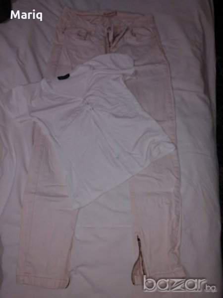 Тениска и дънки Теранова М размер - С- м Блуза Тениска , снимка 1