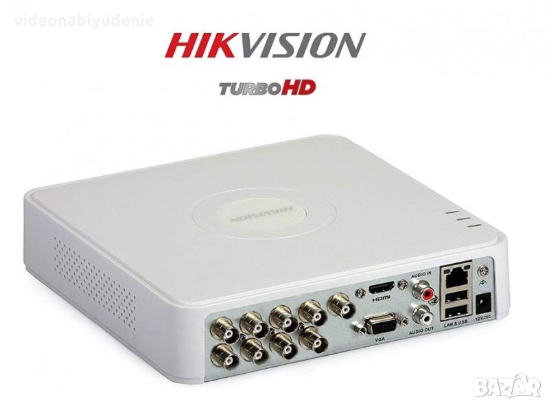 HIKVISION DS-7108HQHI-K1 8+2 Канален 5в1 Хибриден DVR HD-TVI/AHD/CVI/IP H.265+/ H.265/ H.264+/ H.264, снимка 1