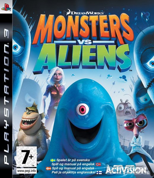 Monsters vs Aliens	 - PS3 оригинална игра, снимка 1
