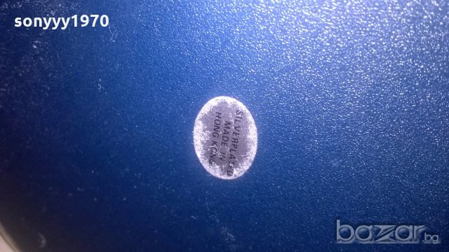 ретро свещник-made in hong kong-silver plated-26х25х12см-внос швеицария, снимка 16 - Антикварни и старинни предмети - 18346050