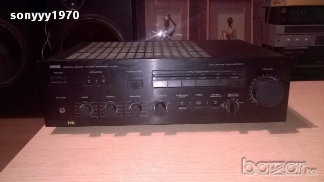 yamaha a-520 stereo amplifier-390w-внос швеицария, снимка 2 - Ресийвъри, усилватели, смесителни пултове - 17421238