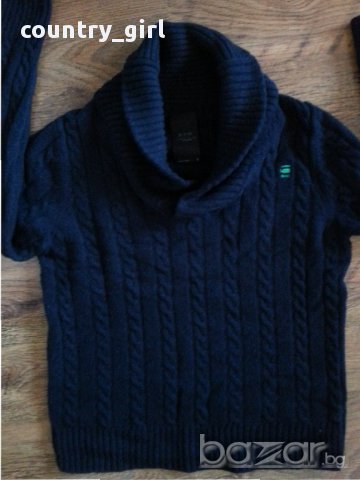 G-star New East Shawl - страхотен мъжки пуловер, снимка 4 - Пуловери - 16808979